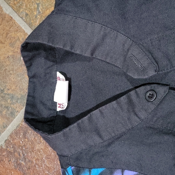 Miller Stockman USA made  Round Collar Button Up Western shirt colorful pattern - Picture 6 of 8